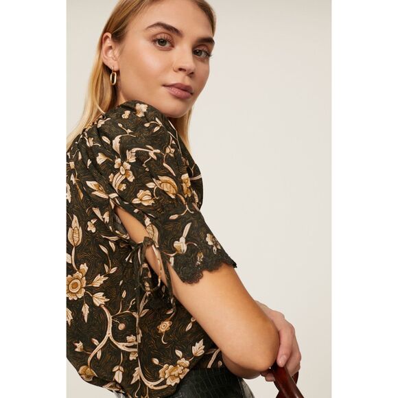 Ulla Johnson Karina Silk Blouse size 16 🗃️ - Picture 3 of 9